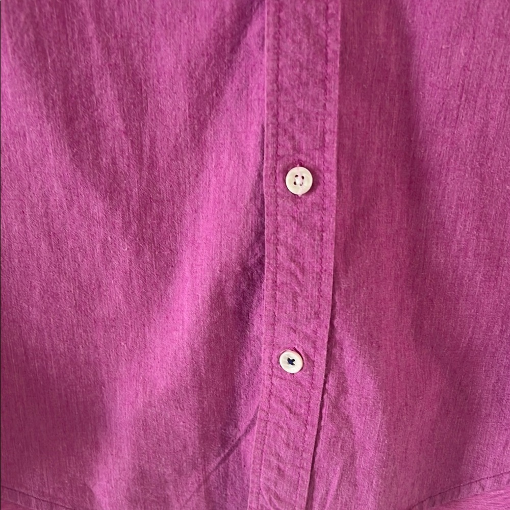 Hollister Men's Pink Short Sleeve Shirt - Picture 7 of 9